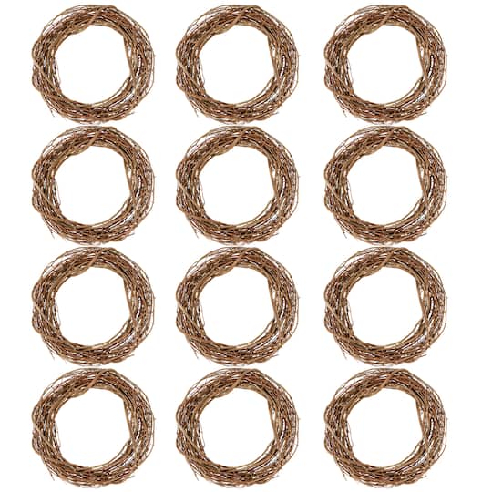 12 Pack: 14" Grapevine Wreath by Ashland®